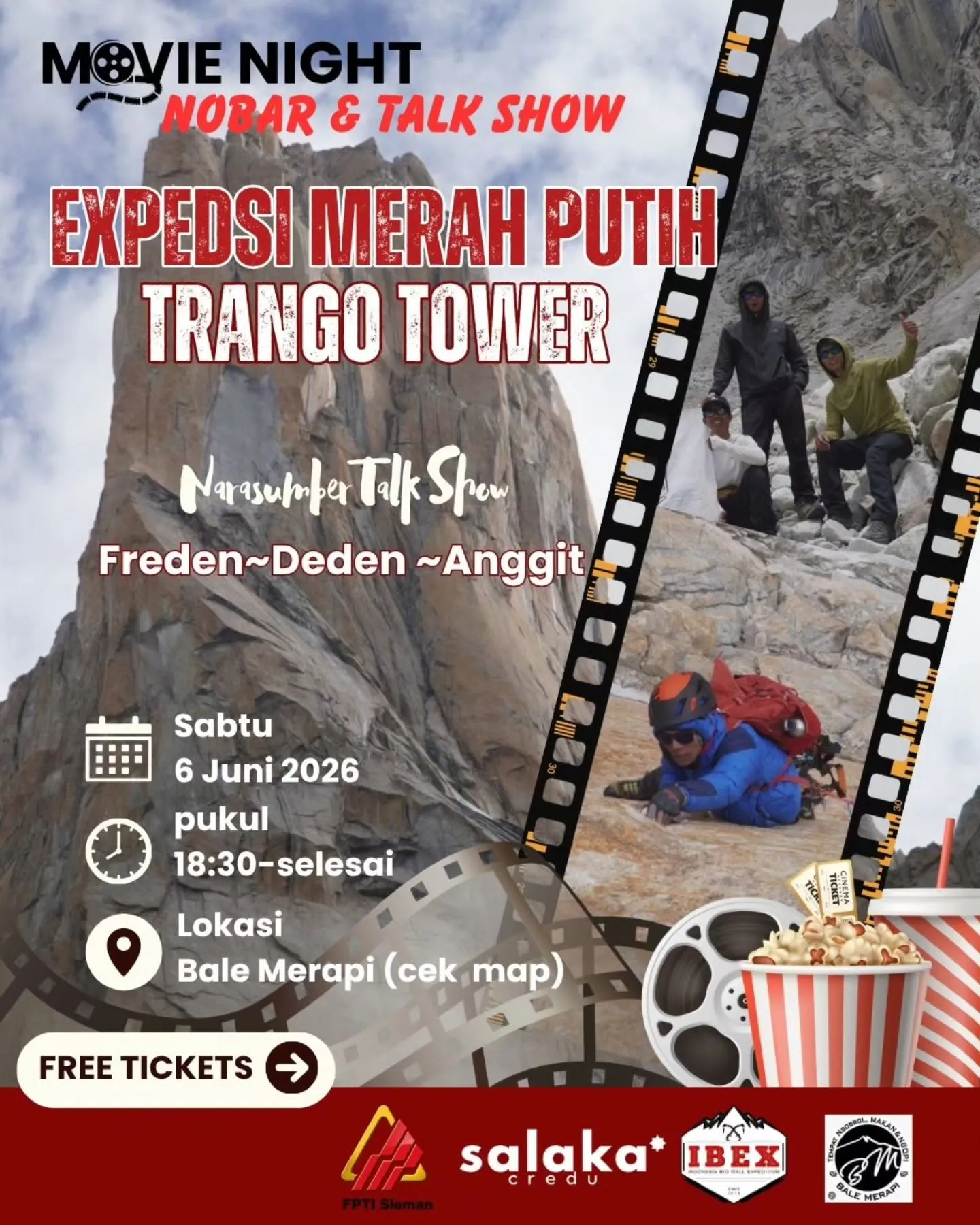 Poster acara nonton bareng FPTI Sleman